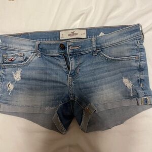 Hollister Women's Light Blue Jean Shorts